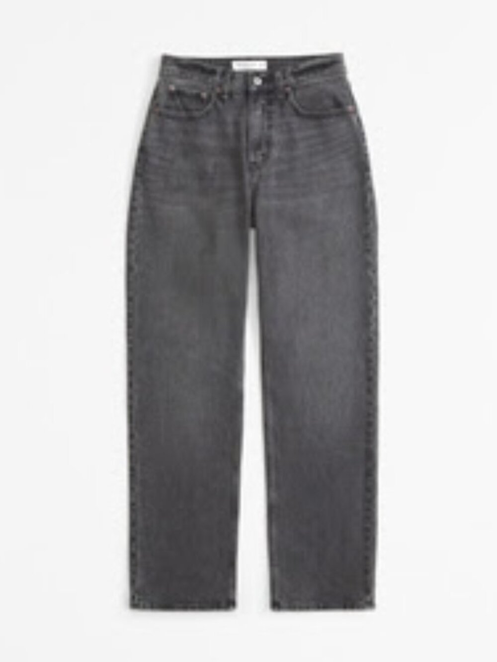 High Rise Vintage Straight Jean - Grey - Abercrombie & Fitch - Picture 1 of 1